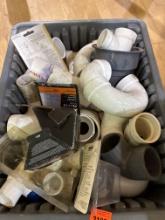 Mixed lot of PVC fittings