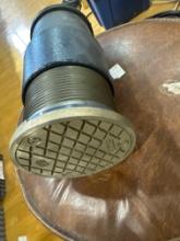 Cast iron body adjustable no-hub outlet bronze cleanout plug