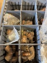 Tote with brass/copper fittings