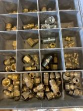 Organizer with brass/copper fittings