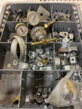 Harris gas regulator, hose clamps and other various items