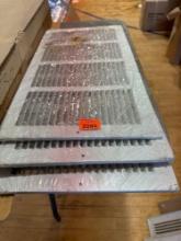 Return air grille measurements in photos