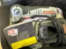 craftsman nextec auto hammer, craftsman battery charger and a box of screwa