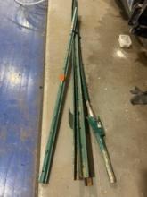 T-posts measurements in photos