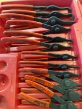 Retaining ring plier set