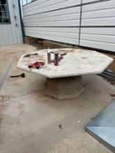 Large concrete table Measurements in photo MUST BRING HELP TO LOAD - THIS TABLE IS HEAVY