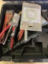 Varies types of Pliers, ratchets and more