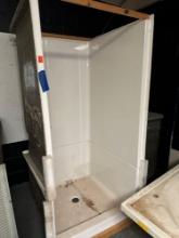 Shower unit measurements in photos