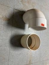 Pvc 90 and coupling