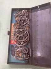Retaining rings and Hex socket set screws
