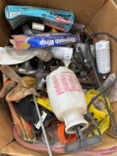 Box contains sprayer, foil, cling wrap, gloves, caution tape, fittings, and so much more