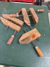 Wooden clamps Three times the money