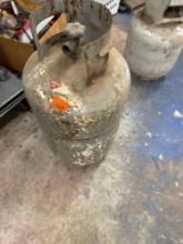 Portable propane tank contents unknown