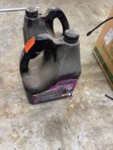 2 gallons of mystic 15W 40 2 times the money contents unknown