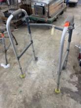 Two wheel walker adjustable