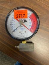 Pressure test gauge