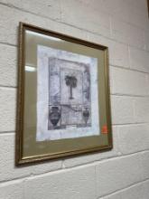 Framed wall picture