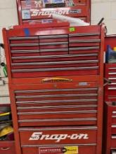 Snap on tool box Contents not included Measurements in photo Must bring help to load
