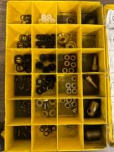 O-rings, brass fittings, screws, and other miscellaneous items