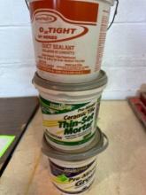Duct sealant, 2 thin set mortar