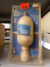 Water, hammer muffler