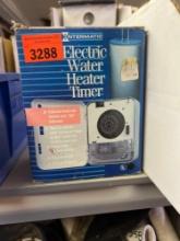 Electric water heater timer