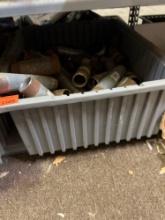 Various sizes of black pipe