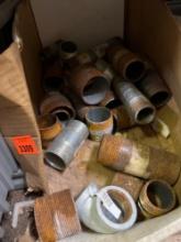 Various sizes of black pipe
