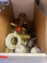Gas, brass, pvc fittings