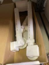 Cable waste and over flow drain