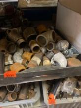 Various black pipe fittings