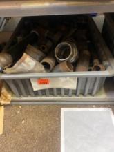 Various sizes of black pipe