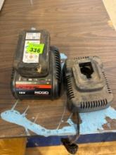 Ridged Two battery chargers, and one battery