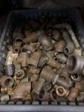 Various black pipe fittings