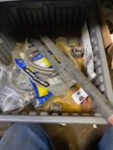 Washing machine hoses, Icemaker hose, Long black pipe nipple