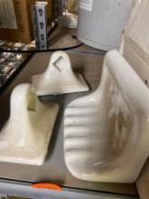Porcelain soap holder