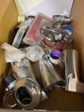 Tub spouts, and flanges