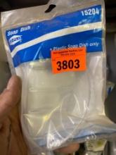 Plastic soap dish