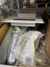 Box of miscellaneous plumbing items