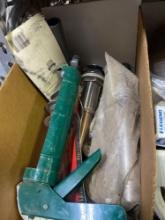 Pop-up assemblies, caulking gun