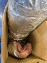 3 pieces of duct insulation 3 times the money must bring help to load Measurements in photo