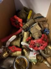 Pex fittings, gas cocks, and miscellaneous brass fittings