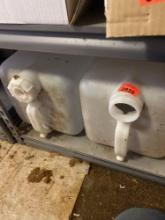 Two 5 gallon water jugs