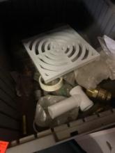 Floor drain cover, propex rings, and miscellaneous items