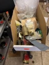 Ball valve, coil repair kit, and various plumbing fittings