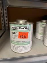 Weld on contact adhesive two times the money both cans appear to be full