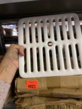 Porcelain enamel floor sink great 12 x 12 three times the money