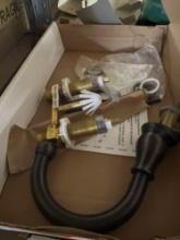Delta mini wide spread faucet