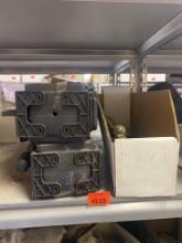 Rough in box and brass connectors