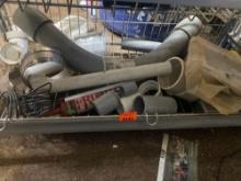 Miscellaneous items on shelf